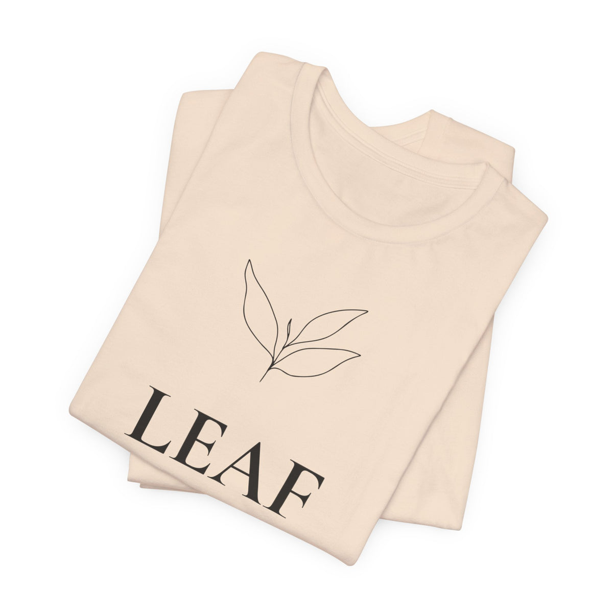 Leaf T-Shirt | Minimalist Line Art | Nature Inspired Shirt