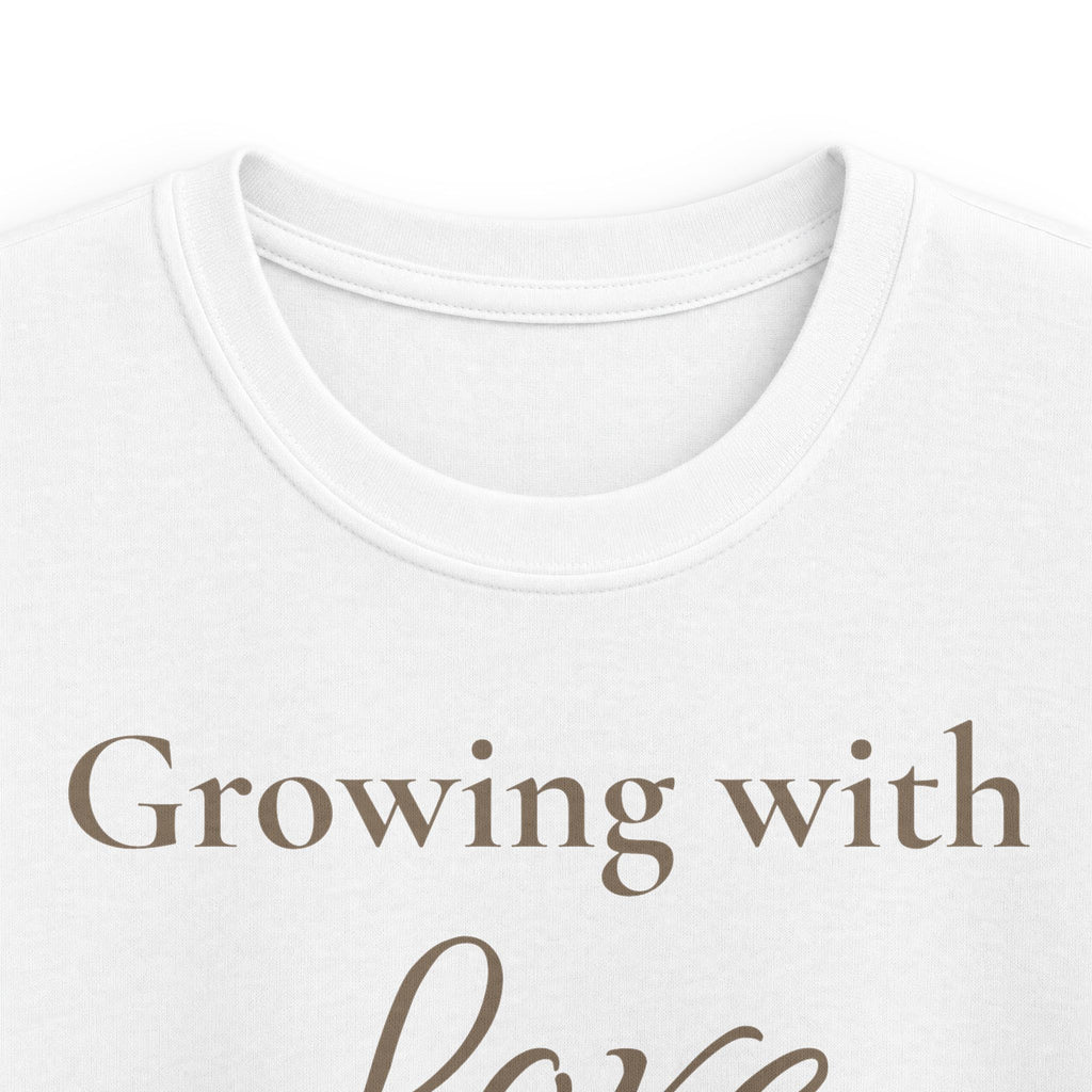 Growing with Love Kids T-Shirt | Minimalistisches Kinder-Shirt