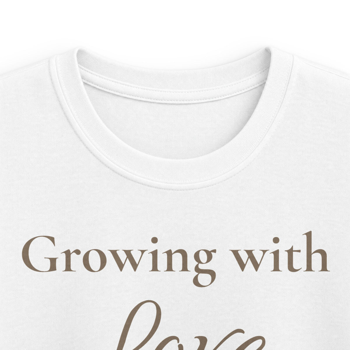 Growing with Love Kids T-Shirt | Minimalistisches Kinder-Shirt