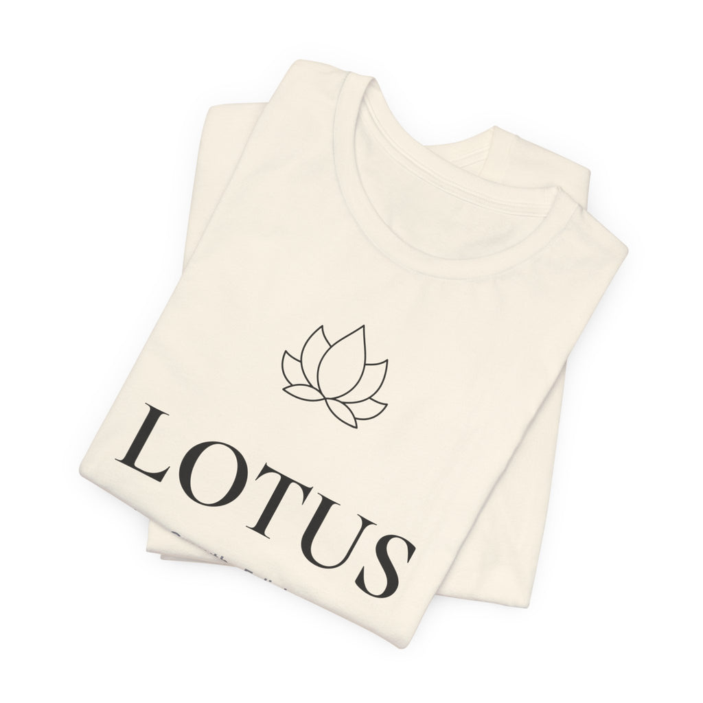 Lotus T-Shirt | Minimalist Line Art | Yoga & Meditation Shirt