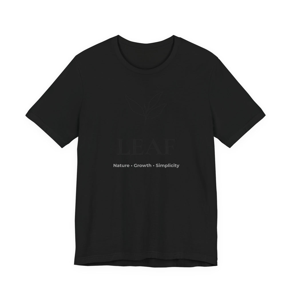 Leaf T-Shirt | Minimalist Line Art | Nature Inspired Shirt