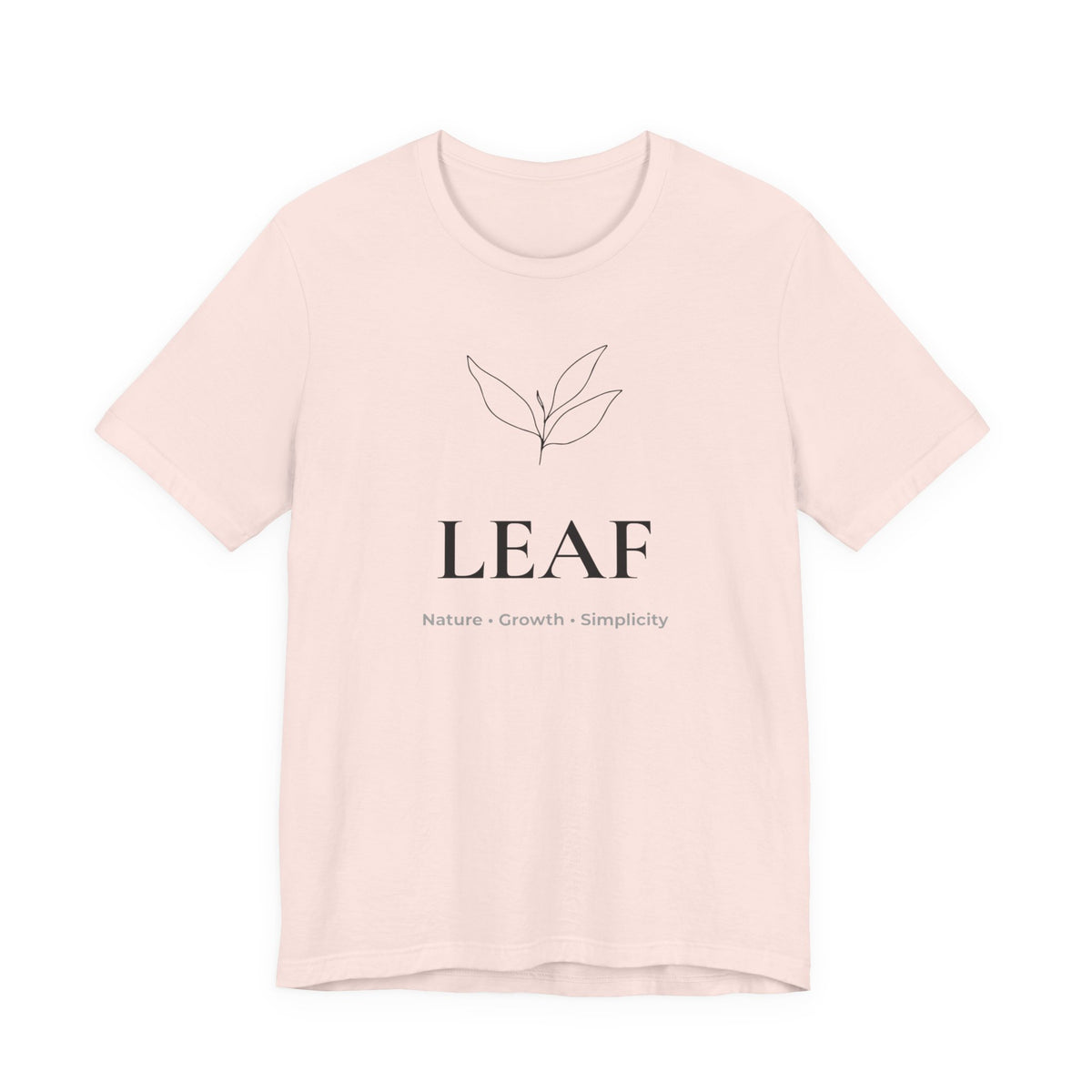 Leaf T-Shirt | Minimalist Line Art | Nature Inspired Shirt