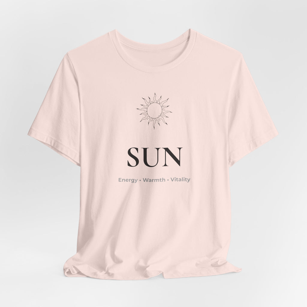 Sun T-Shirt | Minimalist Line Art | Positive Energy Shirt