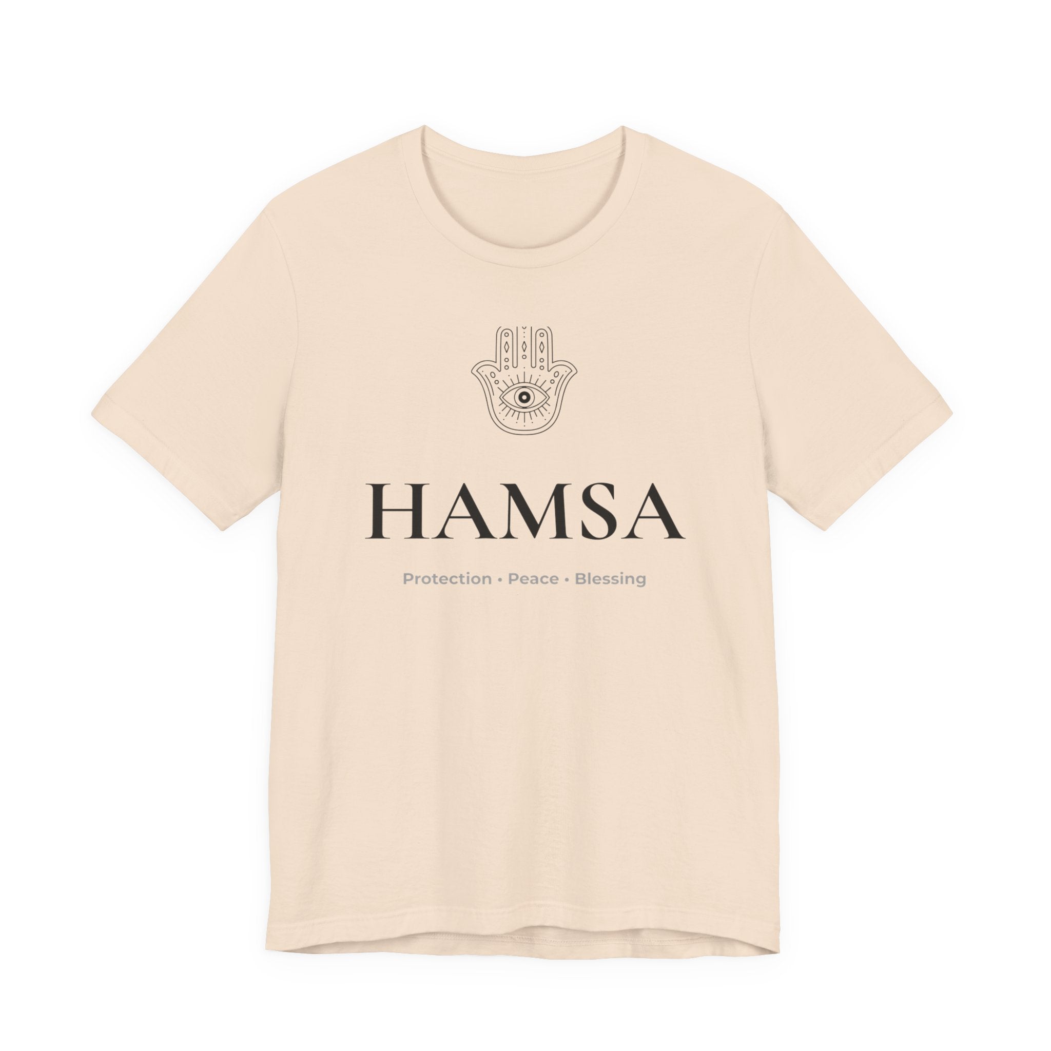Hamsa T-Shirt | Minimalist Line Art | Yoga & Meditation Shirt