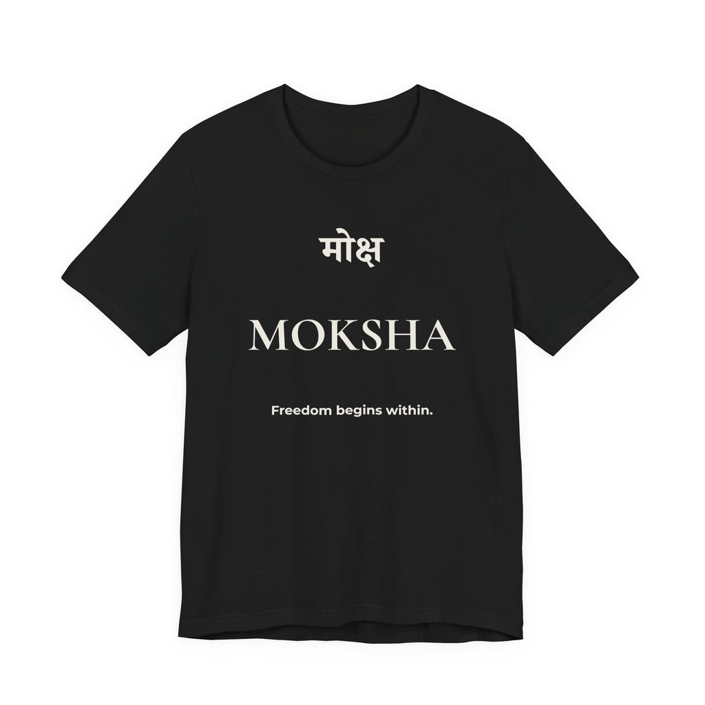 Moksha T-Shirt – Minimalistisches Sanskrit Design