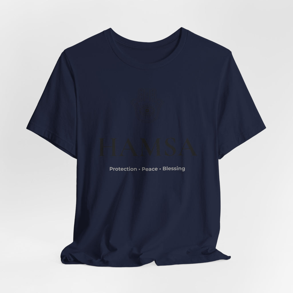 Hamsa T-Shirt | Minimalist Line Art | Yoga & Meditation Shirt