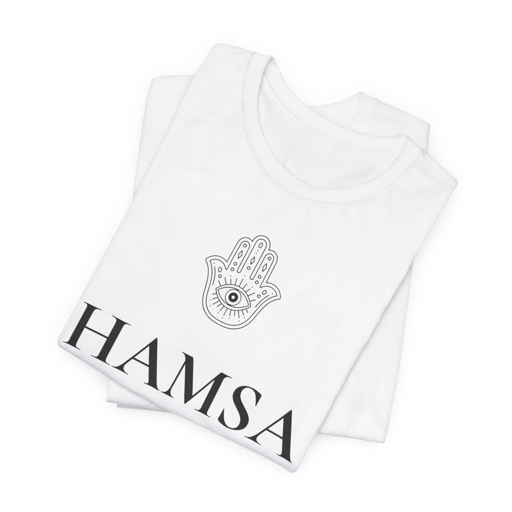 Hamsa T-Shirt | Minimalist Line Art | Yoga & Meditation Shirt