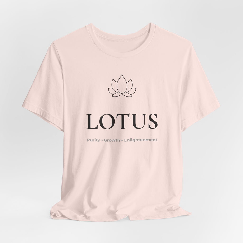 Lotus T-Shirt | Minimalist Line Art | Yoga & Meditation Shirt