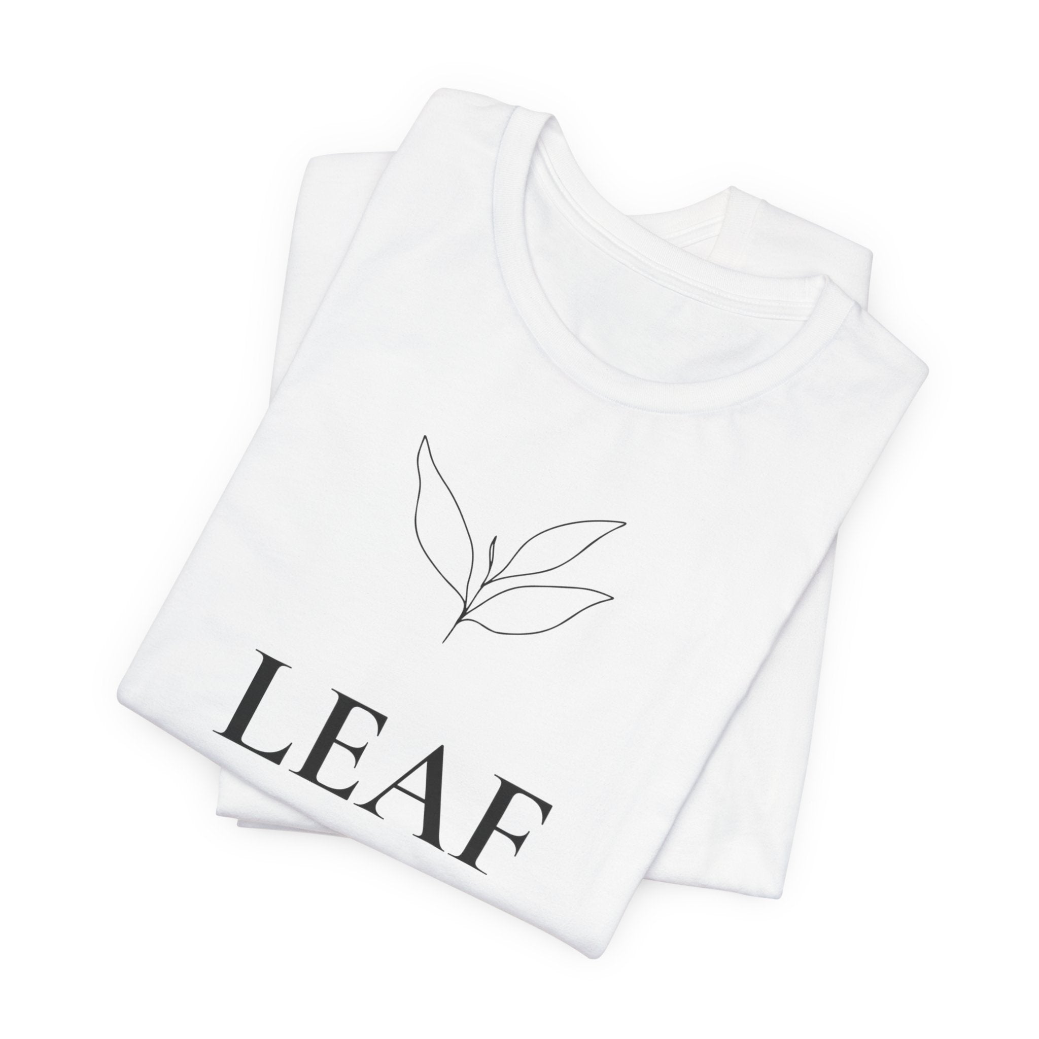 Leaf T-Shirt | Minimalist Line Art | Nature Inspired Shirt