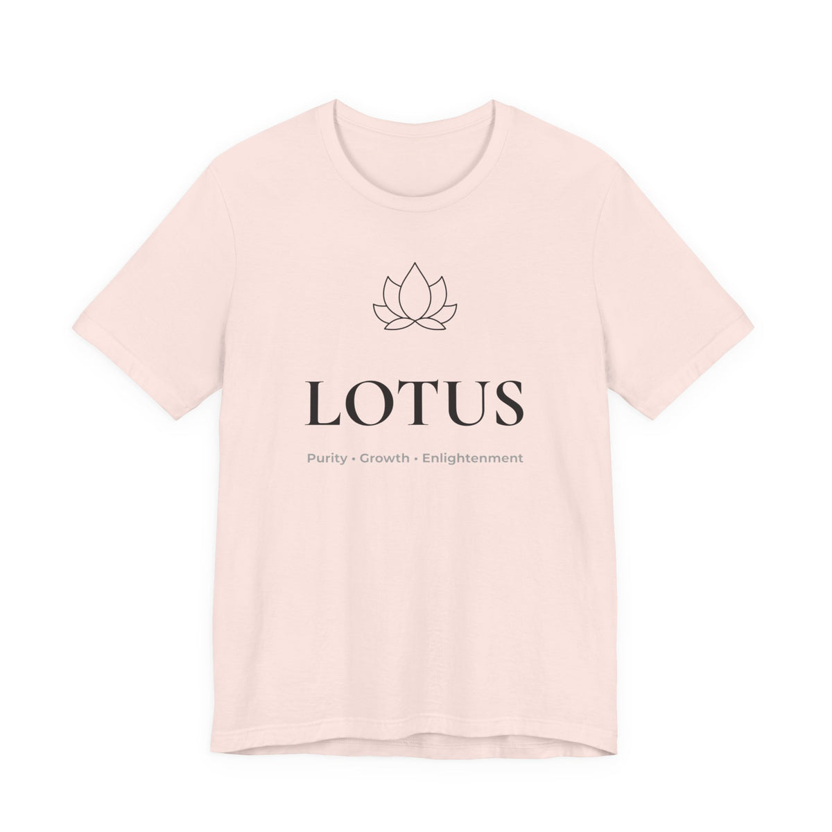 Lotus T-Shirt | Minimalist Line Art | Yoga & Meditation Shirt