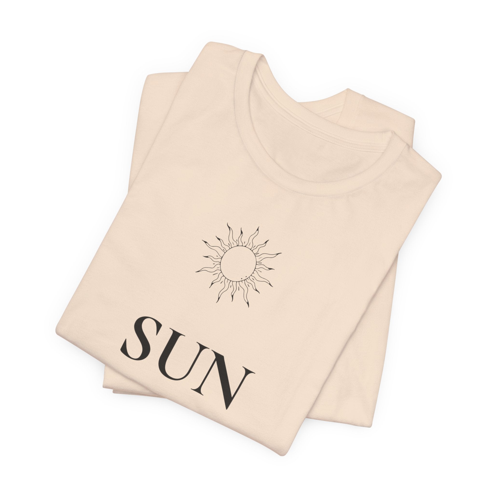 Sun T-Shirt | Minimalist Line Art | Positive Energy Shirt