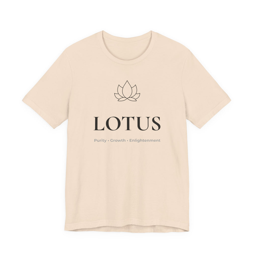 Lotus T-Shirt | Minimalist Line Art | Yoga & Meditation Shirt