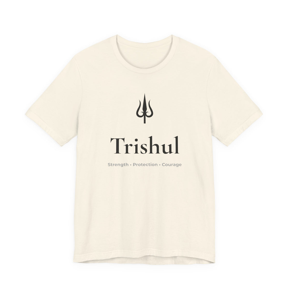 Trishul T-Shirt | Minimalist Line Art | Spiritual Unisex Shirt