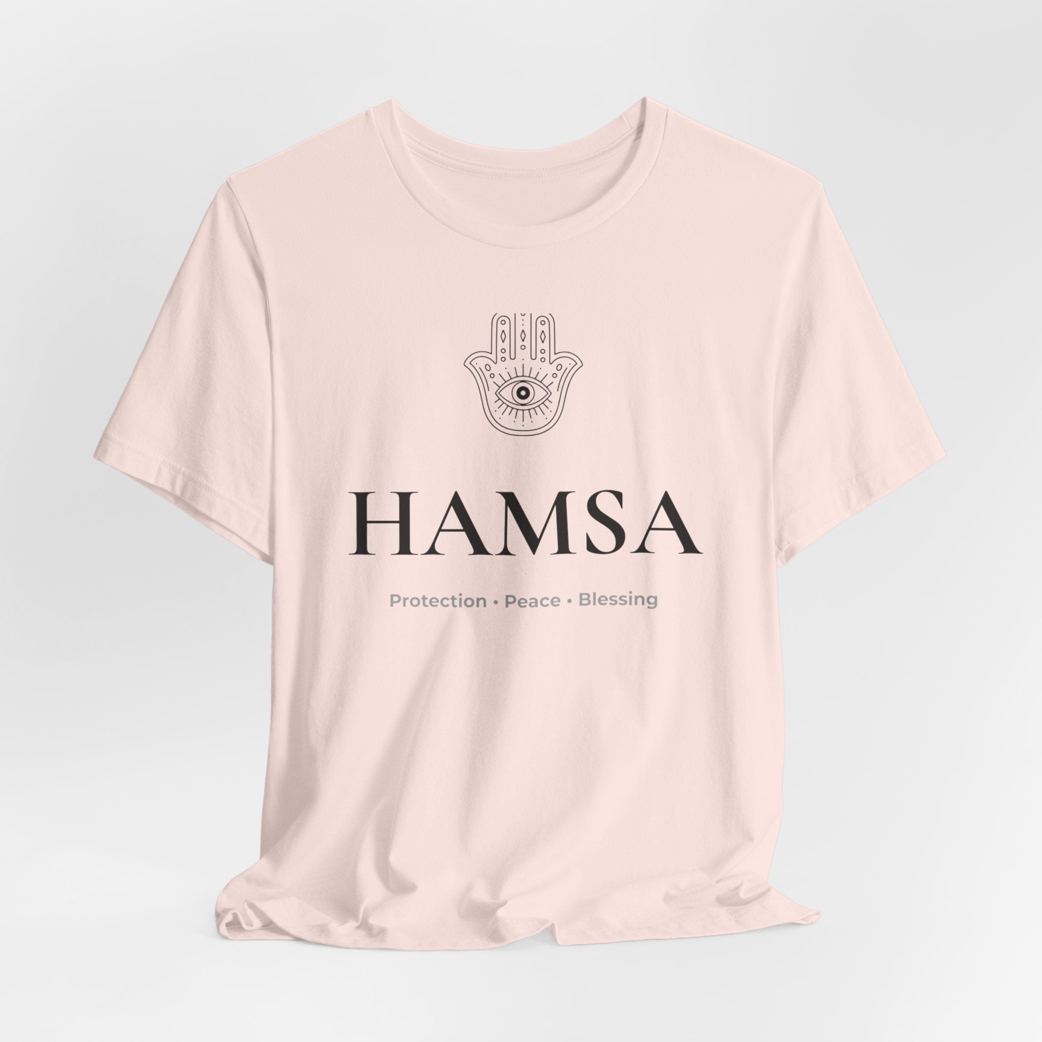 Hamsa T-Shirt | Minimalist Line Art | Yoga & Meditation Shirt