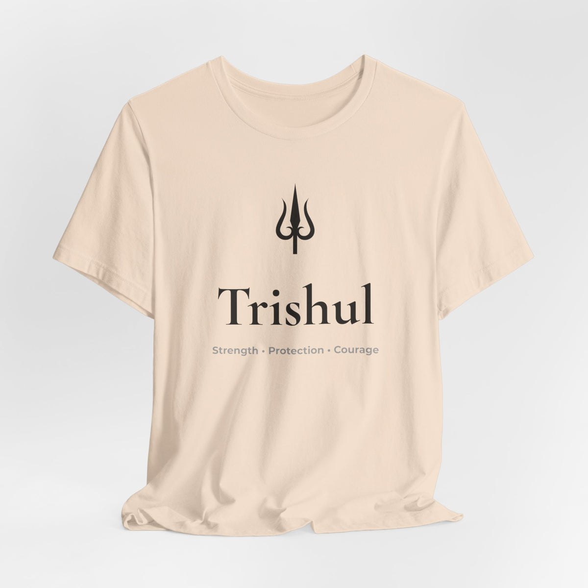 Trishul T-Shirt | Minimalist Line Art | Spiritual Unisex Shirt