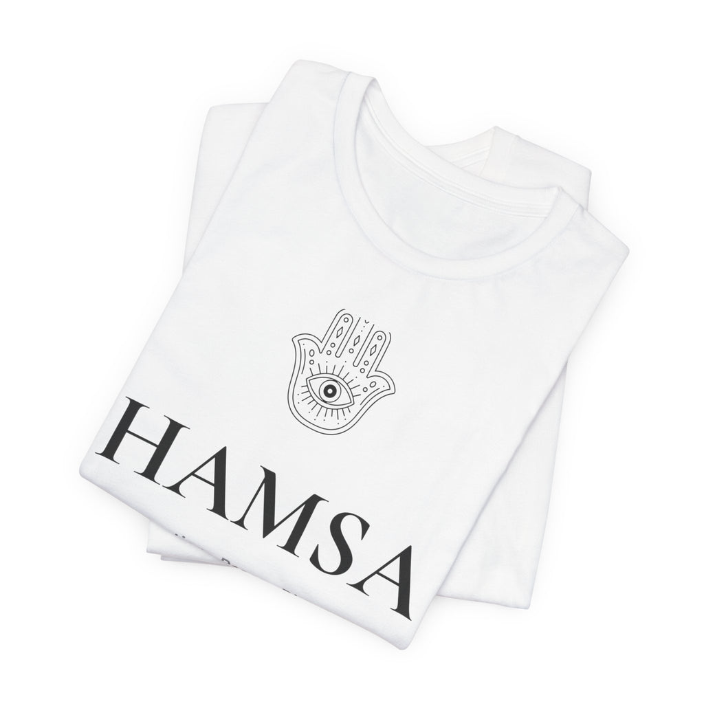 Hamsa T-Shirt | Minimalist Line Art | Yoga & Meditation Shirt