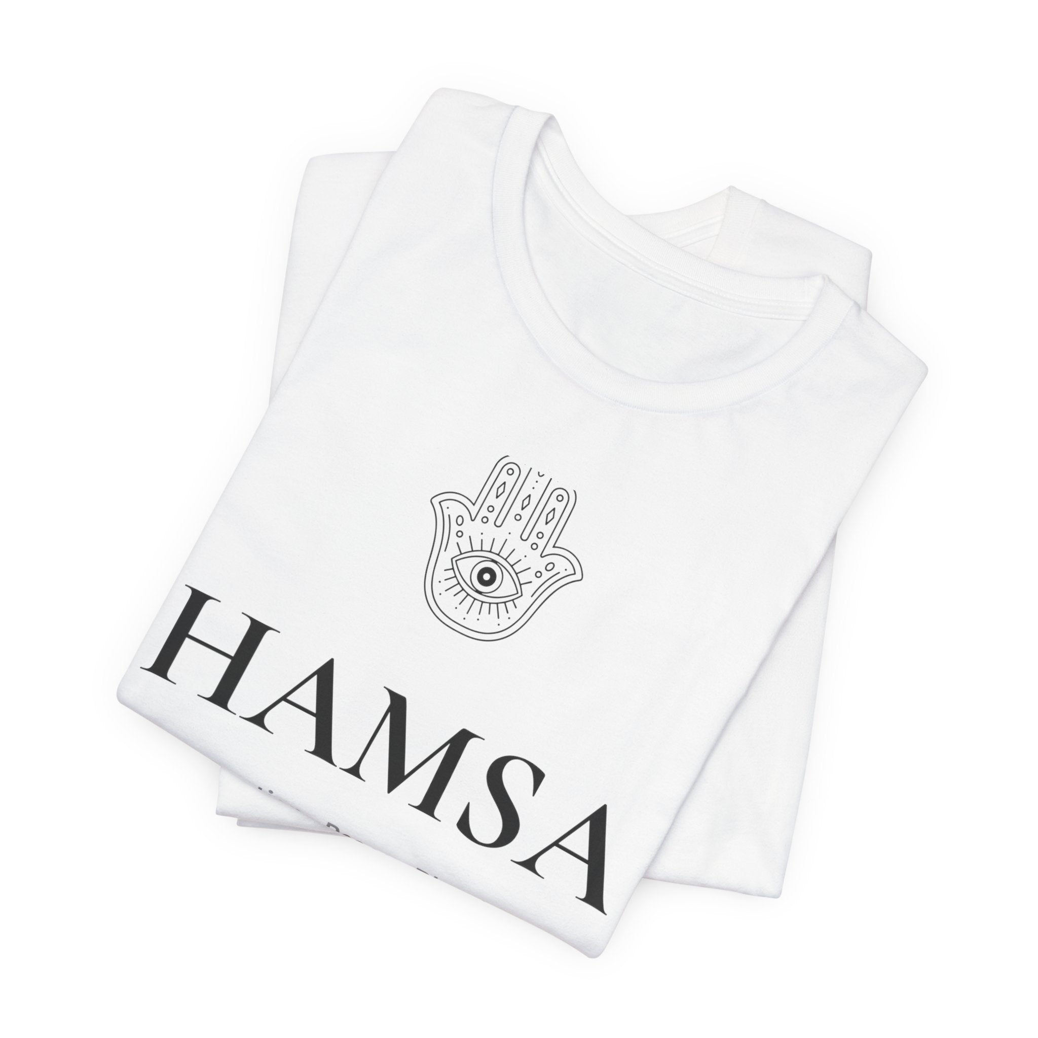 Hamsa T-Shirt | Minimalist Line Art | Yoga & Meditation Shirt