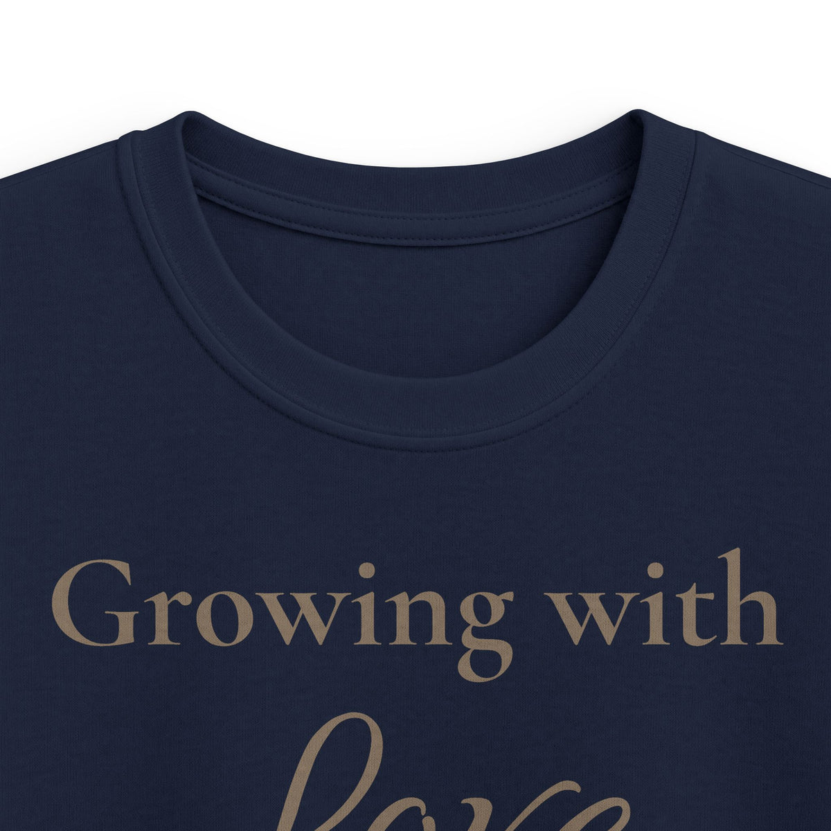 Growing with Love Kids T-Shirt | Minimalistisches Kinder-Shirt