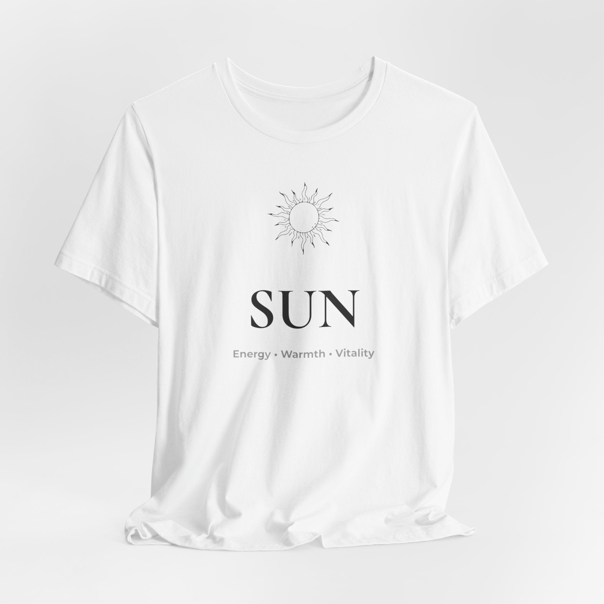 Sun T-Shirt | Minimalist Line Art | Positive Energy Shirt