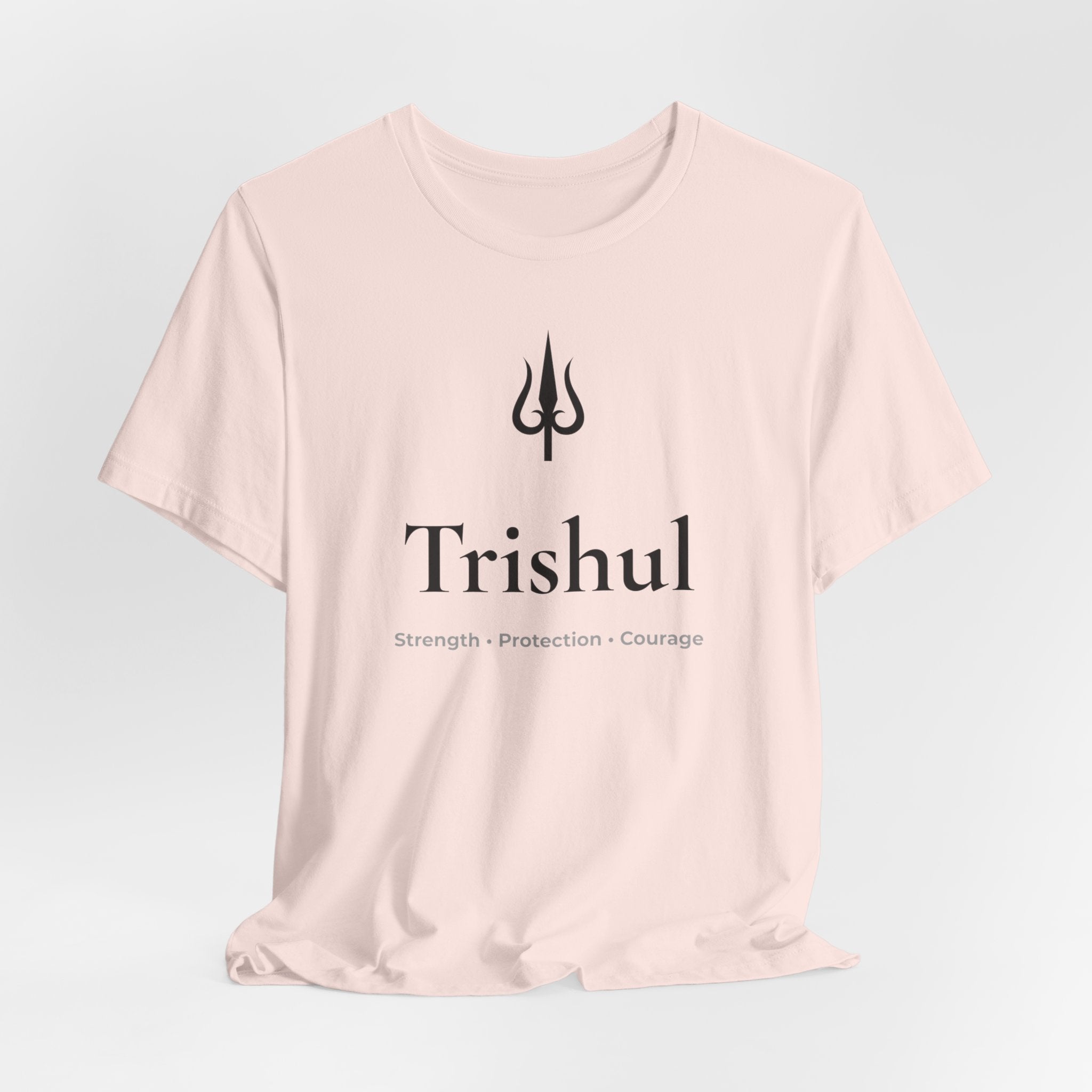 Trishul T-Shirt | Minimalist Line Art | Spiritual Unisex Shirt