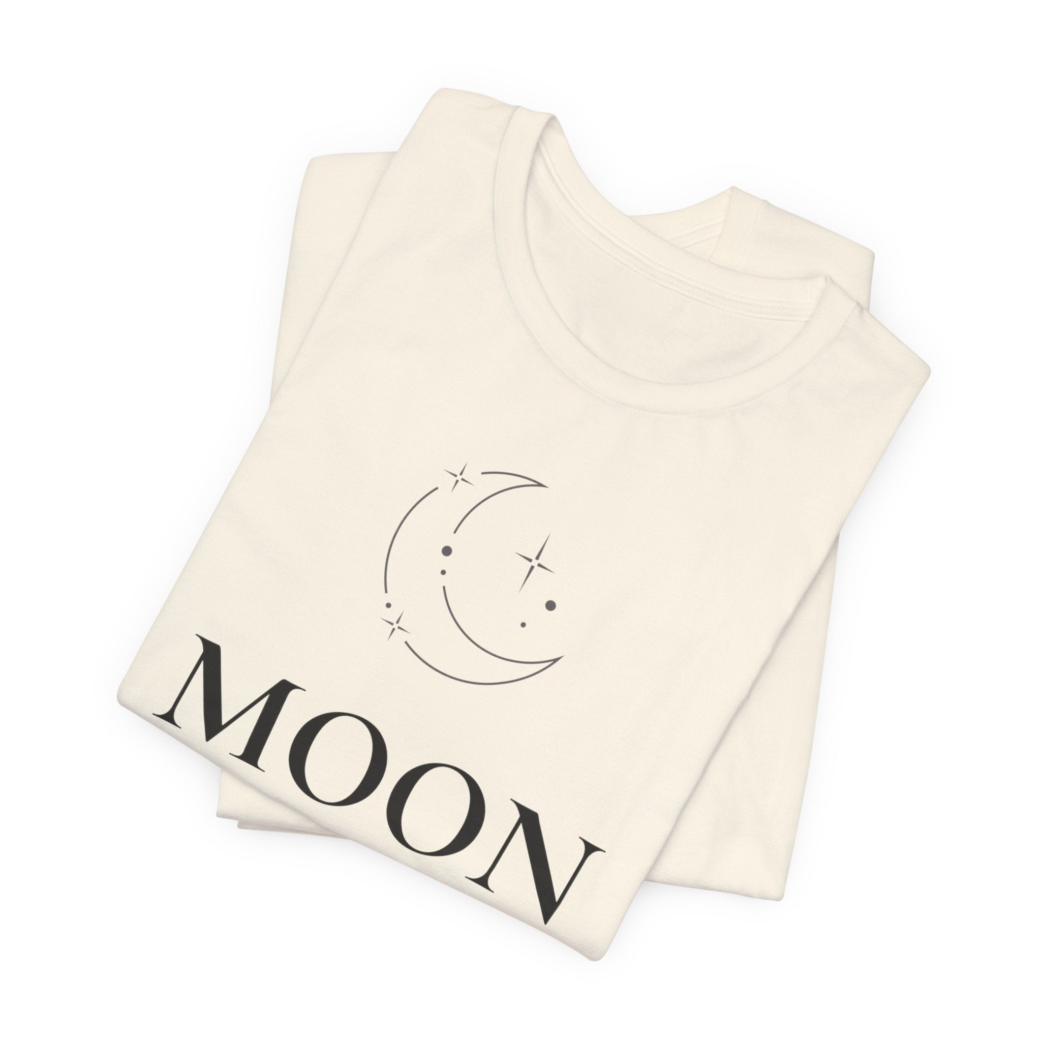 Moon T-Shirt | Minimalist Line Art | Celestial Unisex Shirt