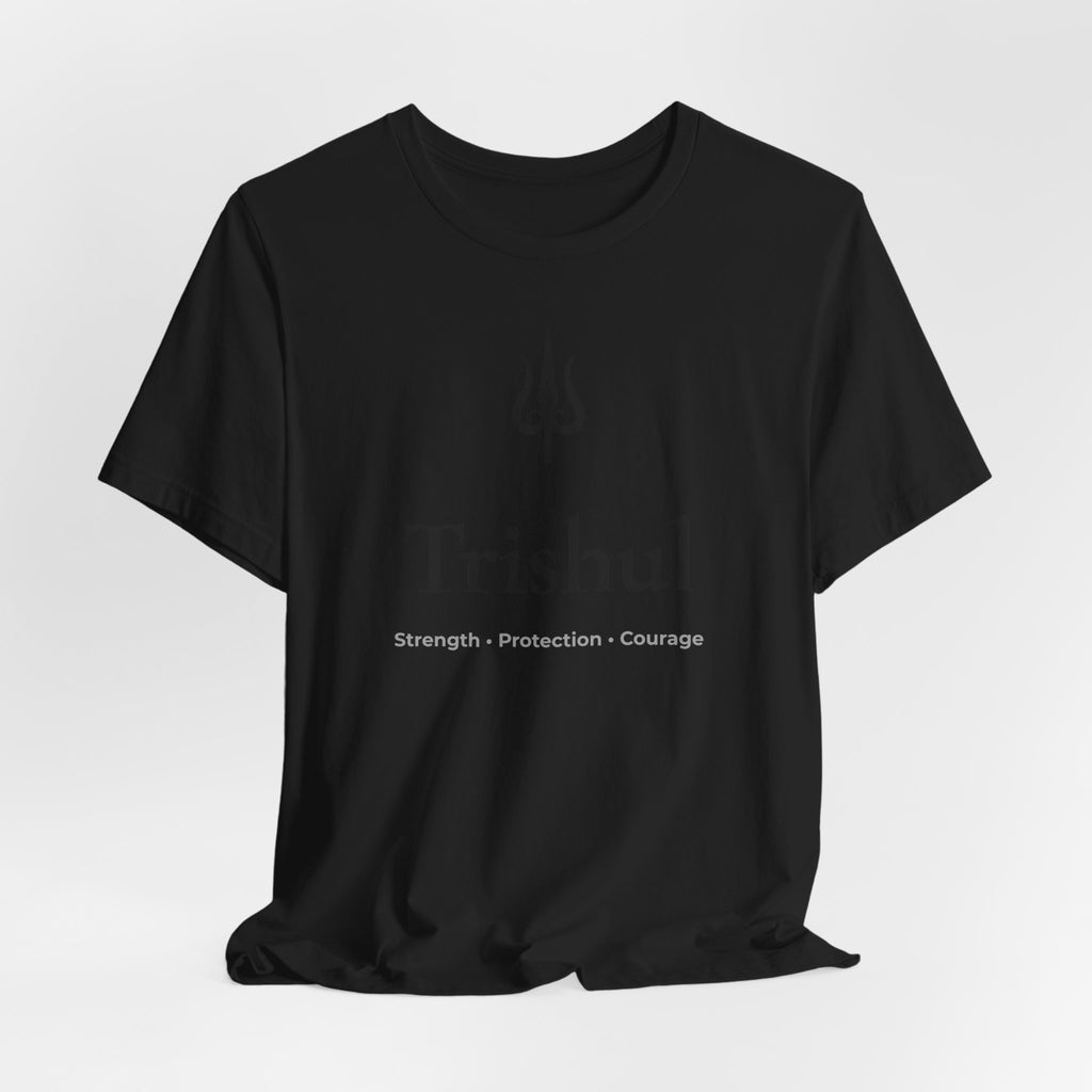 Trishul T-Shirt | Minimalist Line Art | Spiritual Unisex Shirt