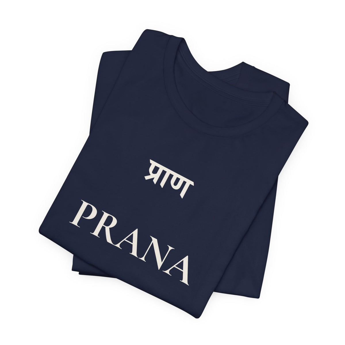 Prana T-Shirt – Minimalistisches Sanskrit Design