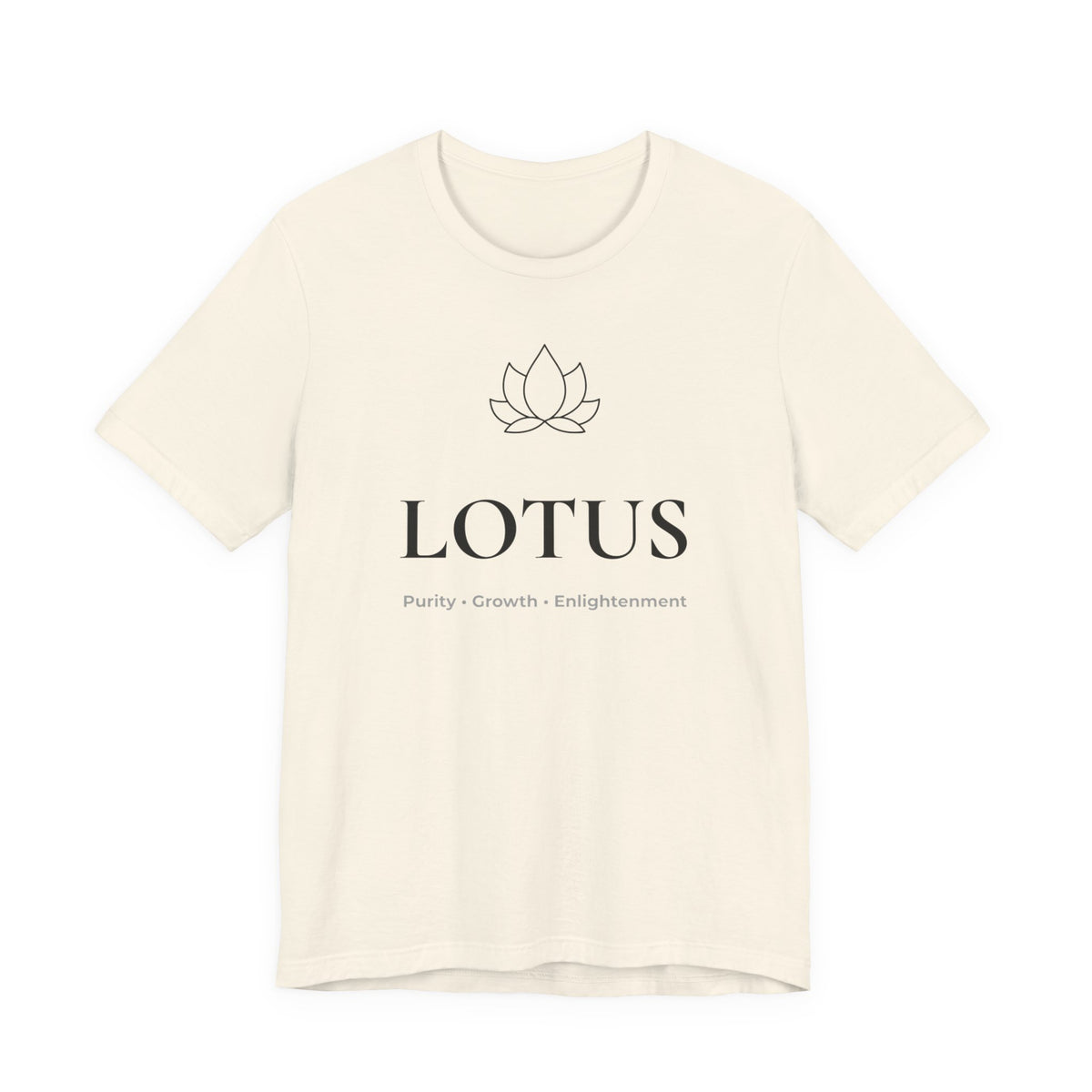 Lotus T-Shirt | Minimalist Line Art | Yoga & Meditation Shirt