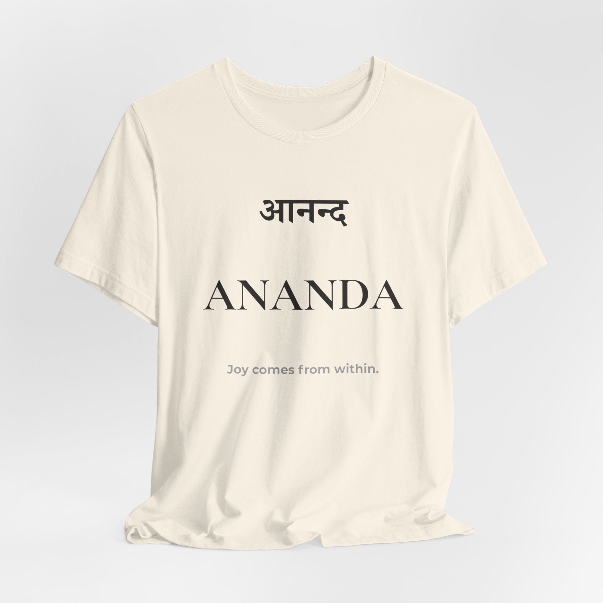 Ananda T-Shirt – Minimalistisches Sanskrit Design
