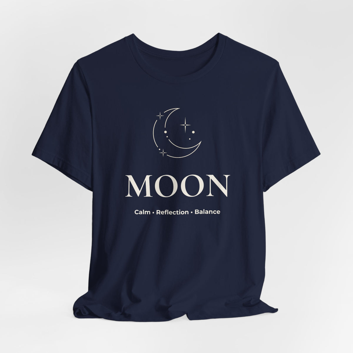 Moon T-Shirt | Minimalist Line Art | Celestial Unisex Shirt