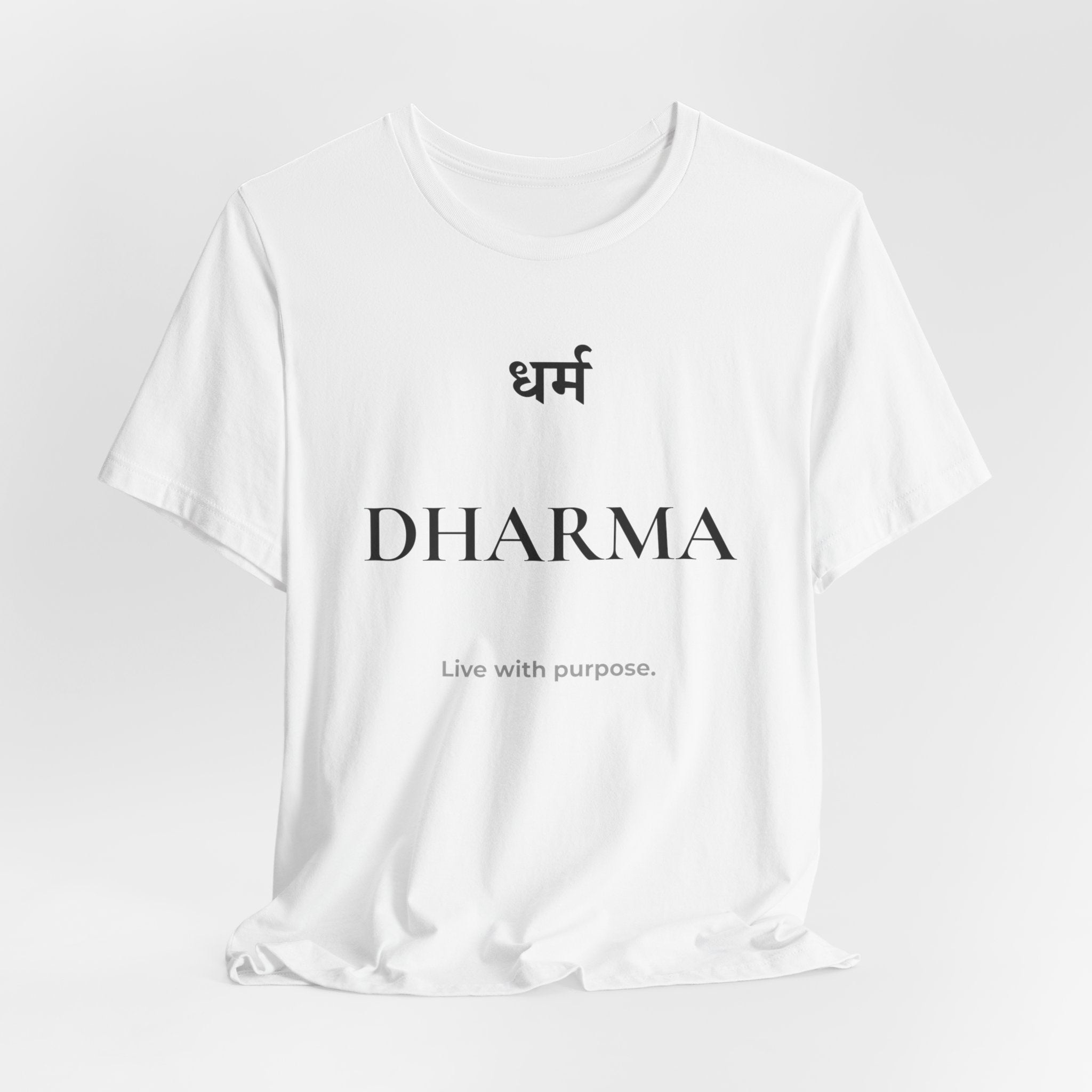 Dharma T-Shirt – Minimalistisches Sanskrit Design