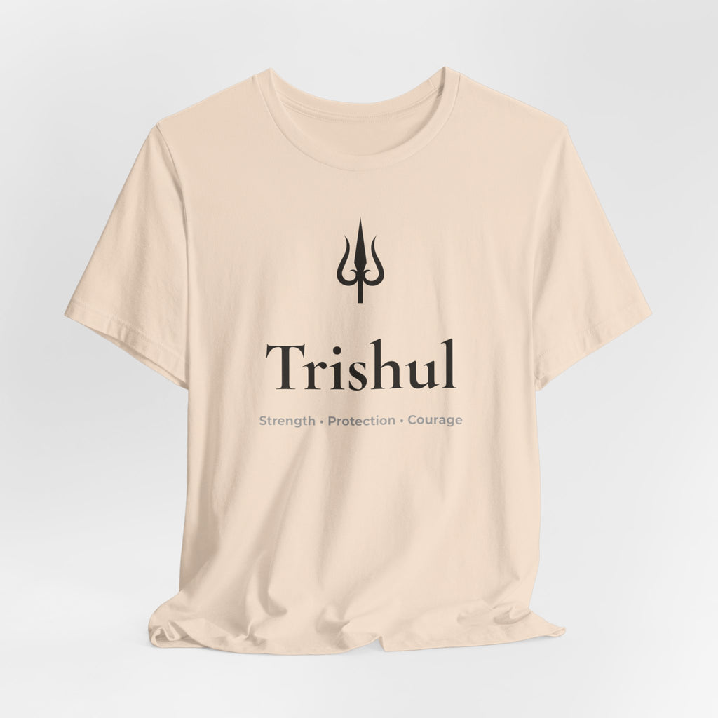 Trishul T-Shirt | Minimalist Line Art | Spiritual Unisex Shirt