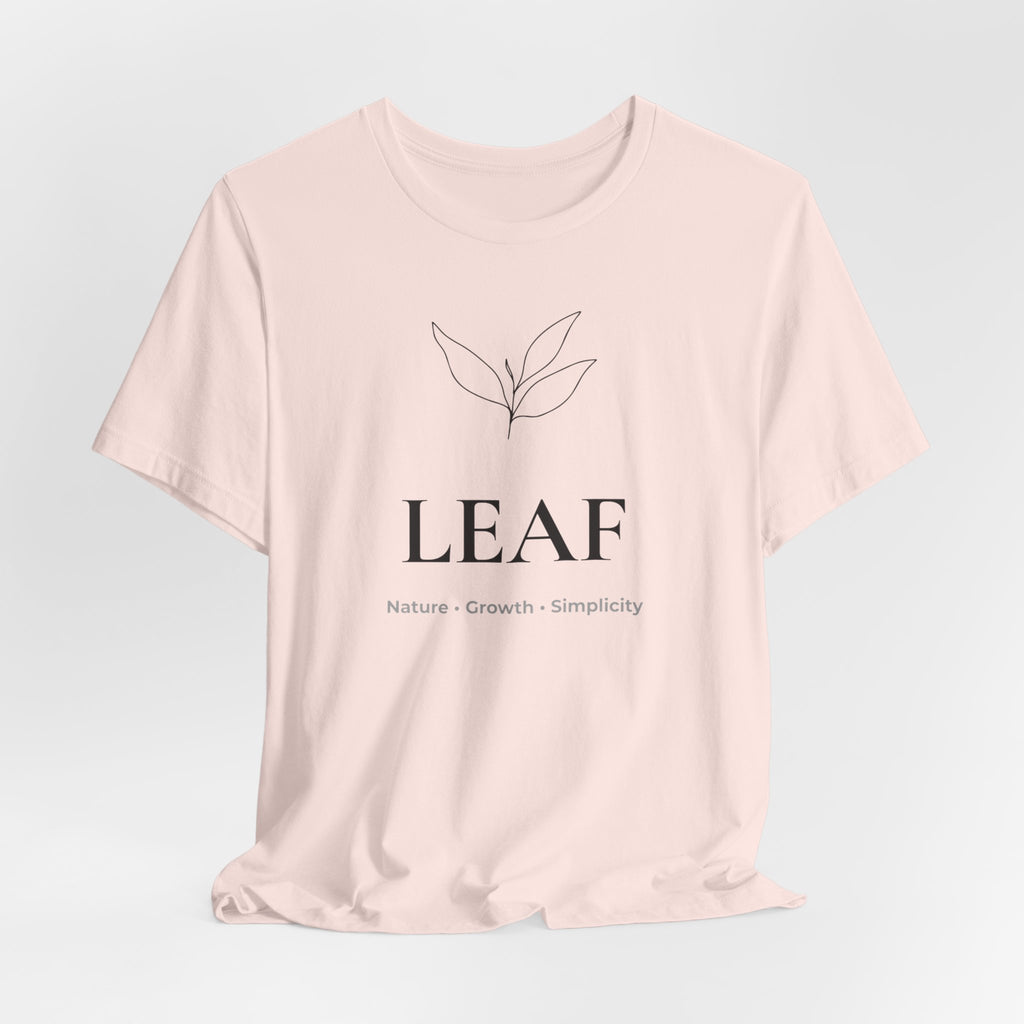 Leaf T-Shirt | Minimalist Line Art | Nature Inspired Shirt