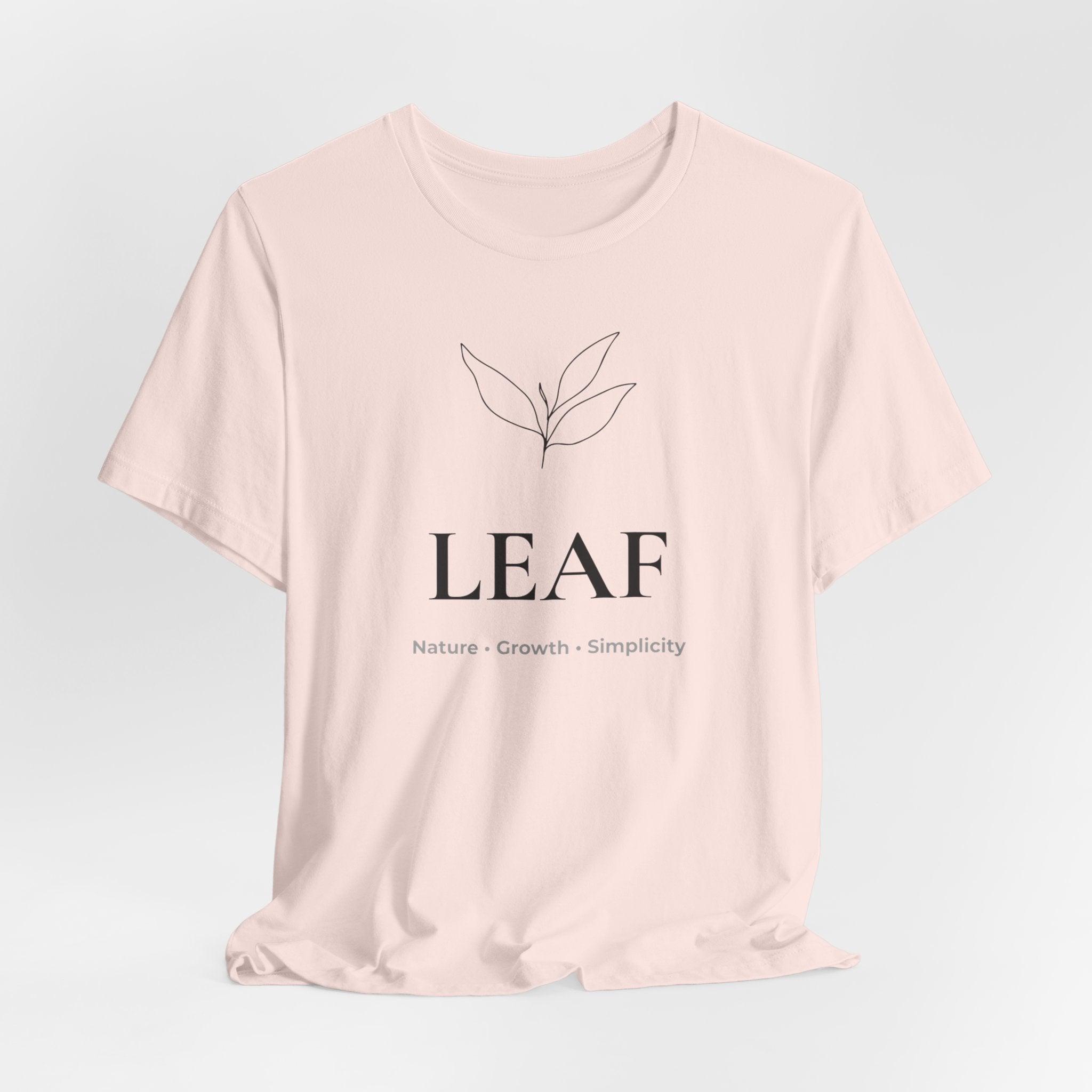 Leaf T-Shirt | Minimalist Line Art | Nature Inspired Shirt