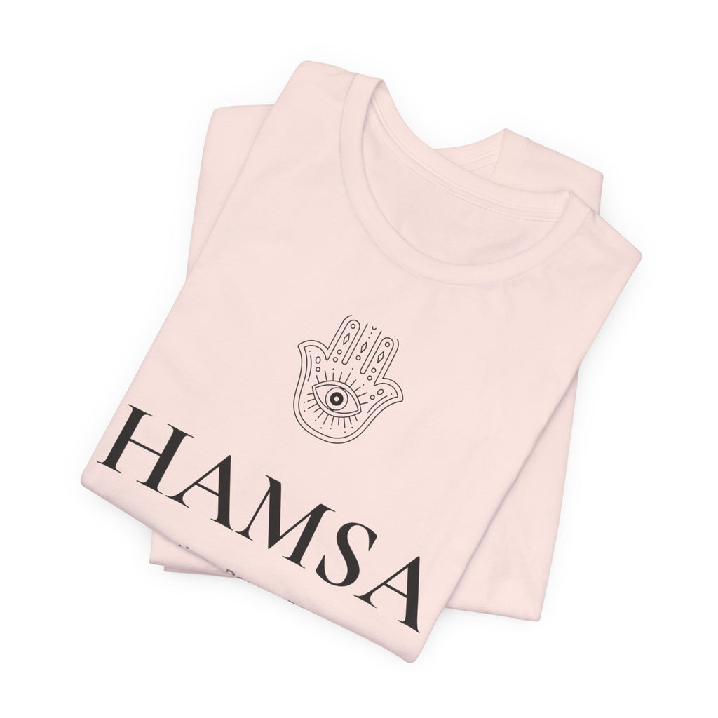 Hamsa T-Shirt | Minimalist Line Art | Yoga & Meditation Shirt