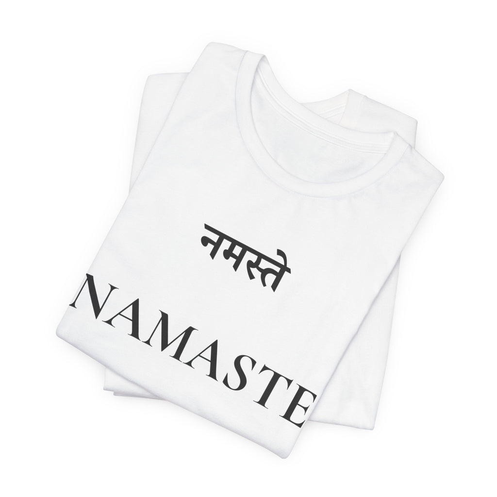 Namaste T-Shirt – Minimalistisches Sanskrit Design