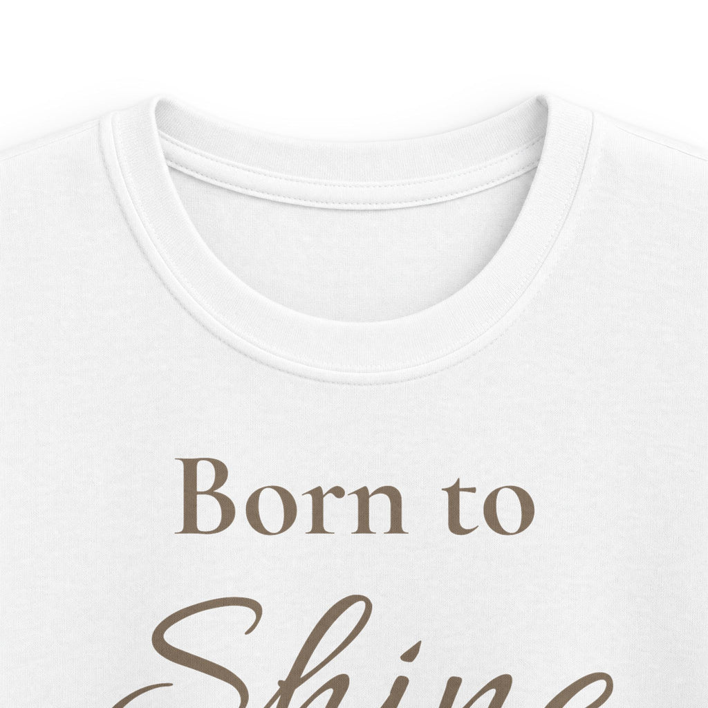 Born to Shine Kids T-Shirt | Minimalistisches Kinder-Shirt