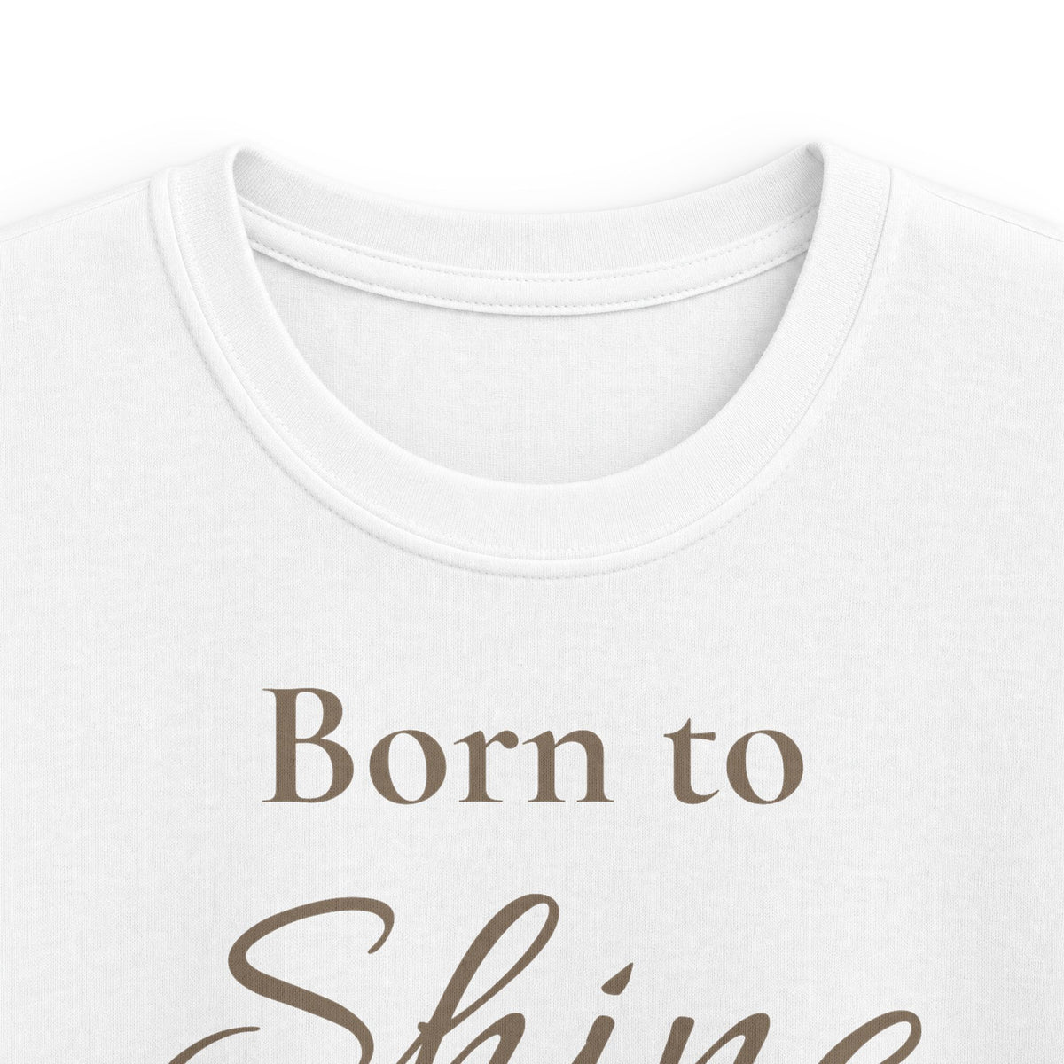 Born to Shine Kids T-Shirt | Minimalistisches Kinder-Shirt