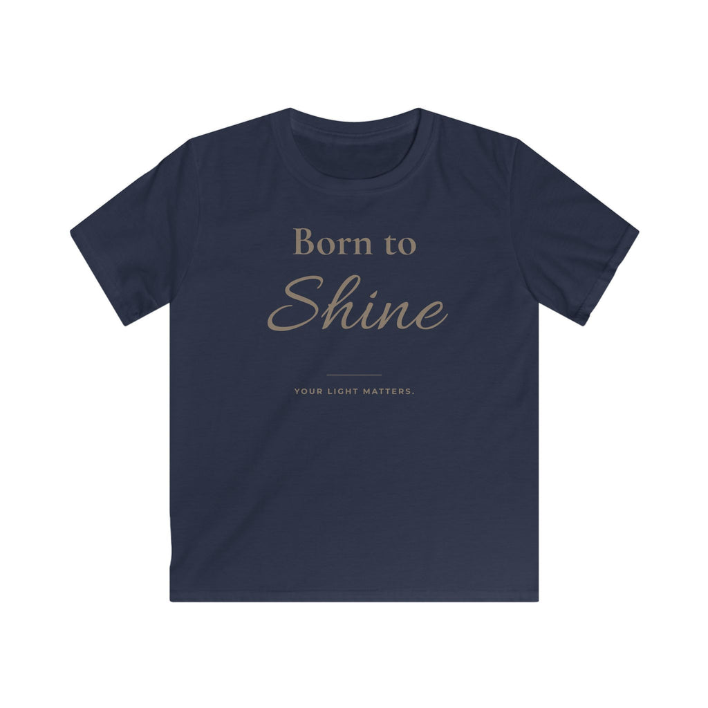 Born to Shine Kids T-Shirt | Minimalistisches Kinder-Shirt