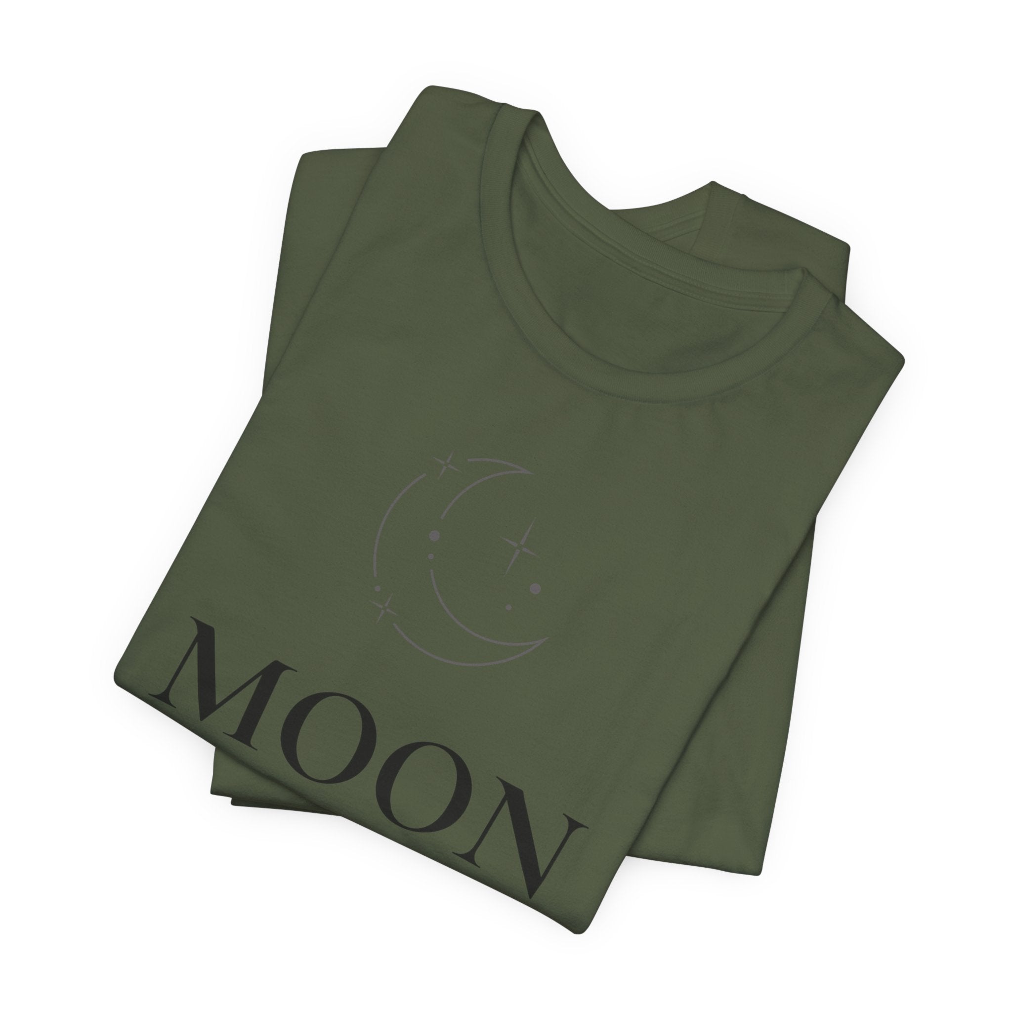 Moon T-Shirt | Minimalist Line Art | Celestial Unisex Shirt