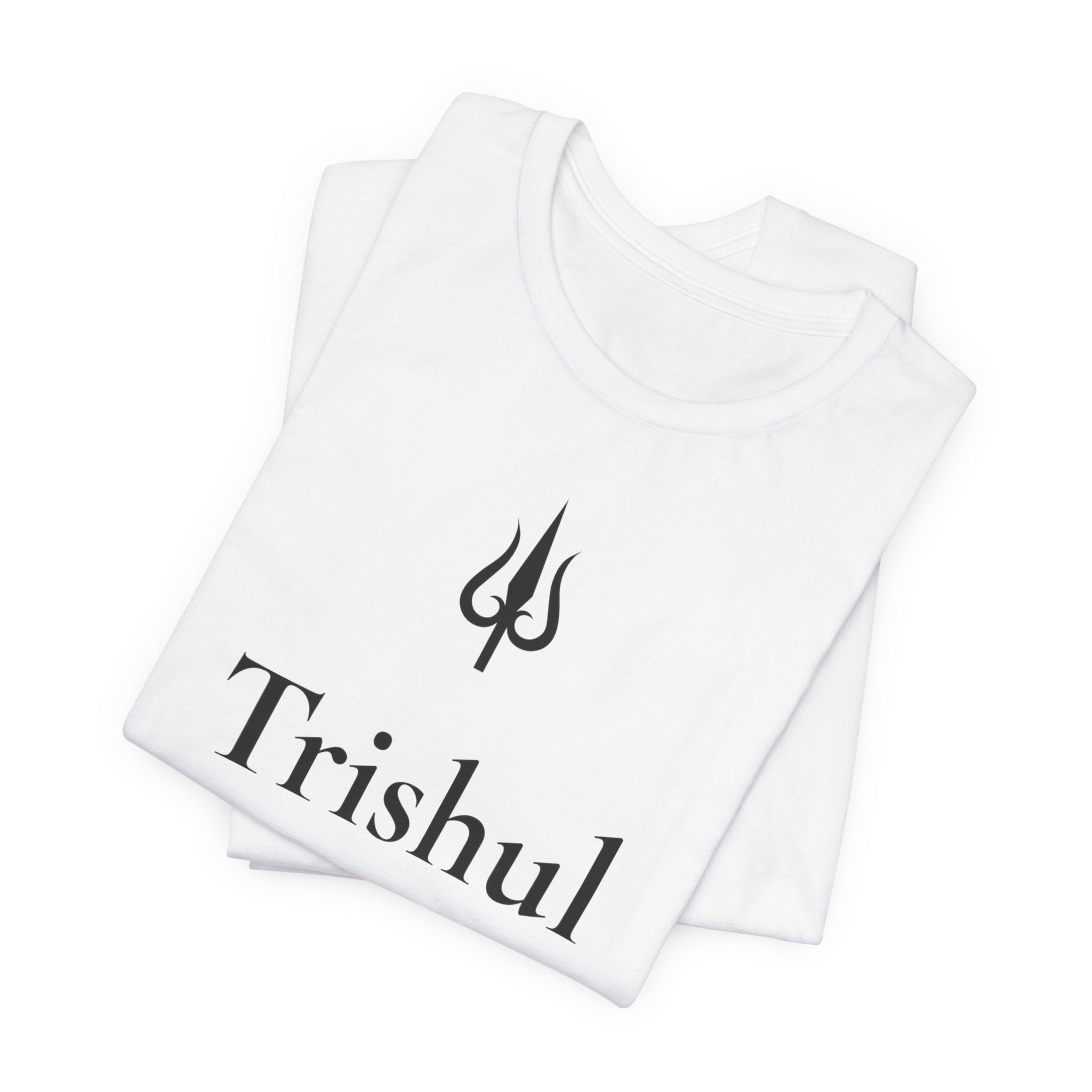Trishul T-Shirt | Minimalist Line Art | Spiritual Unisex Shirt