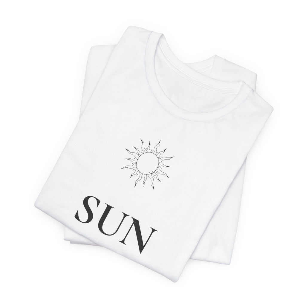 Sun T-Shirt | Minimalist Line Art | Positive Energy Shirt