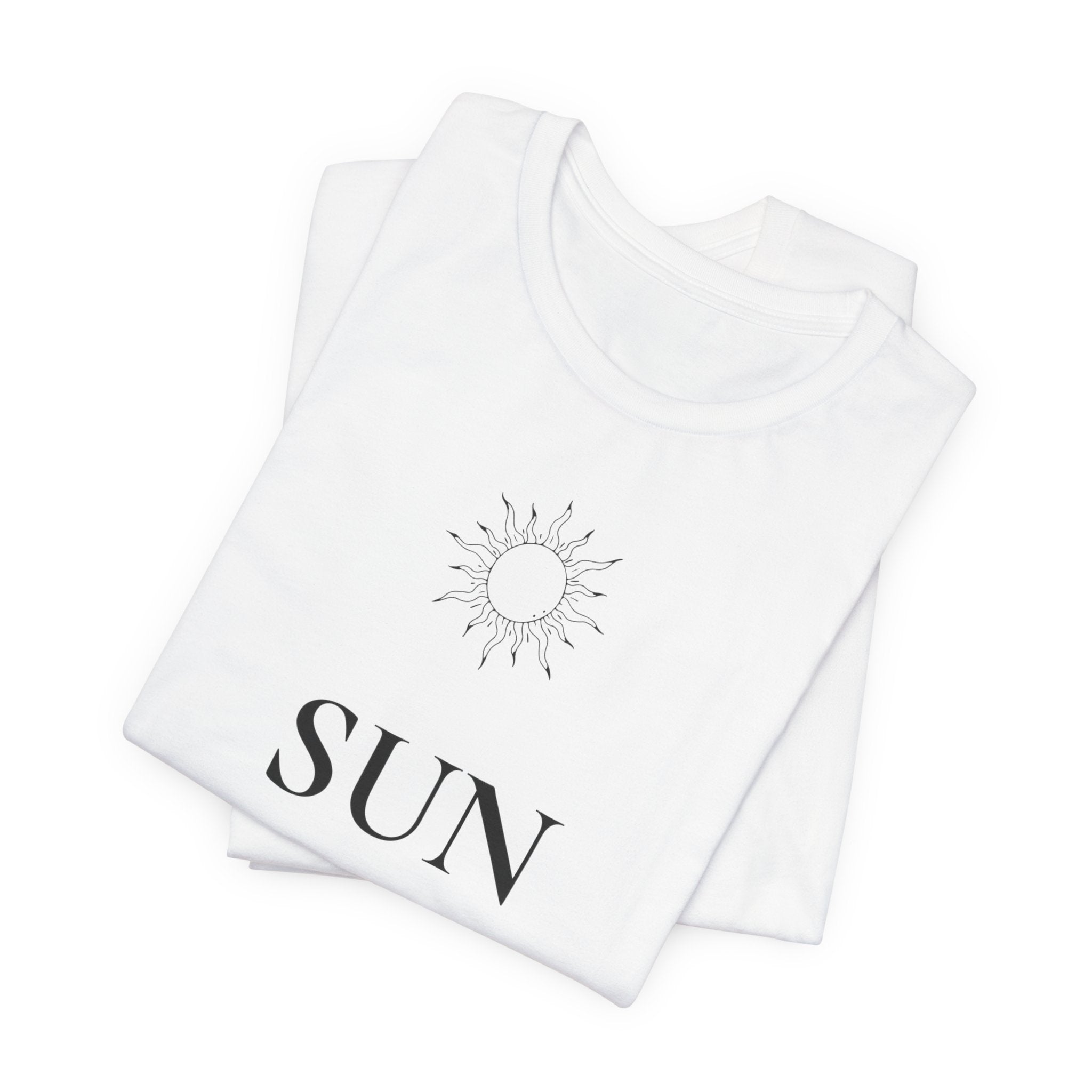 Sun T-Shirt | Minimalist Line Art | Positive Energy Shirt