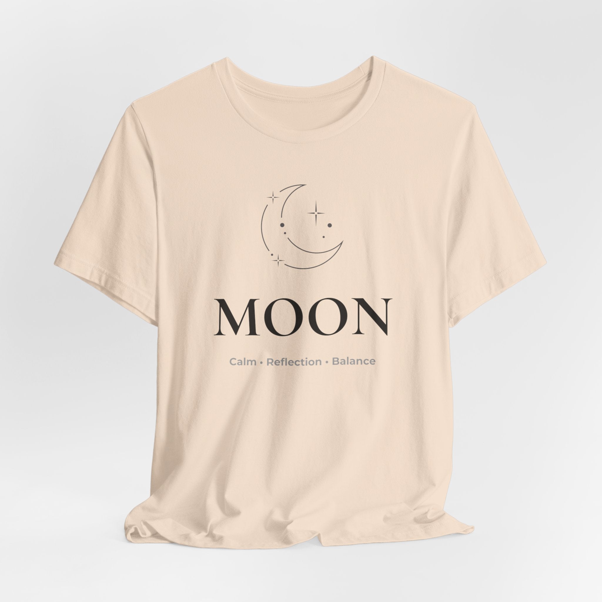 Moon T-Shirt | Minimalist Line Art | Celestial Unisex Shirt