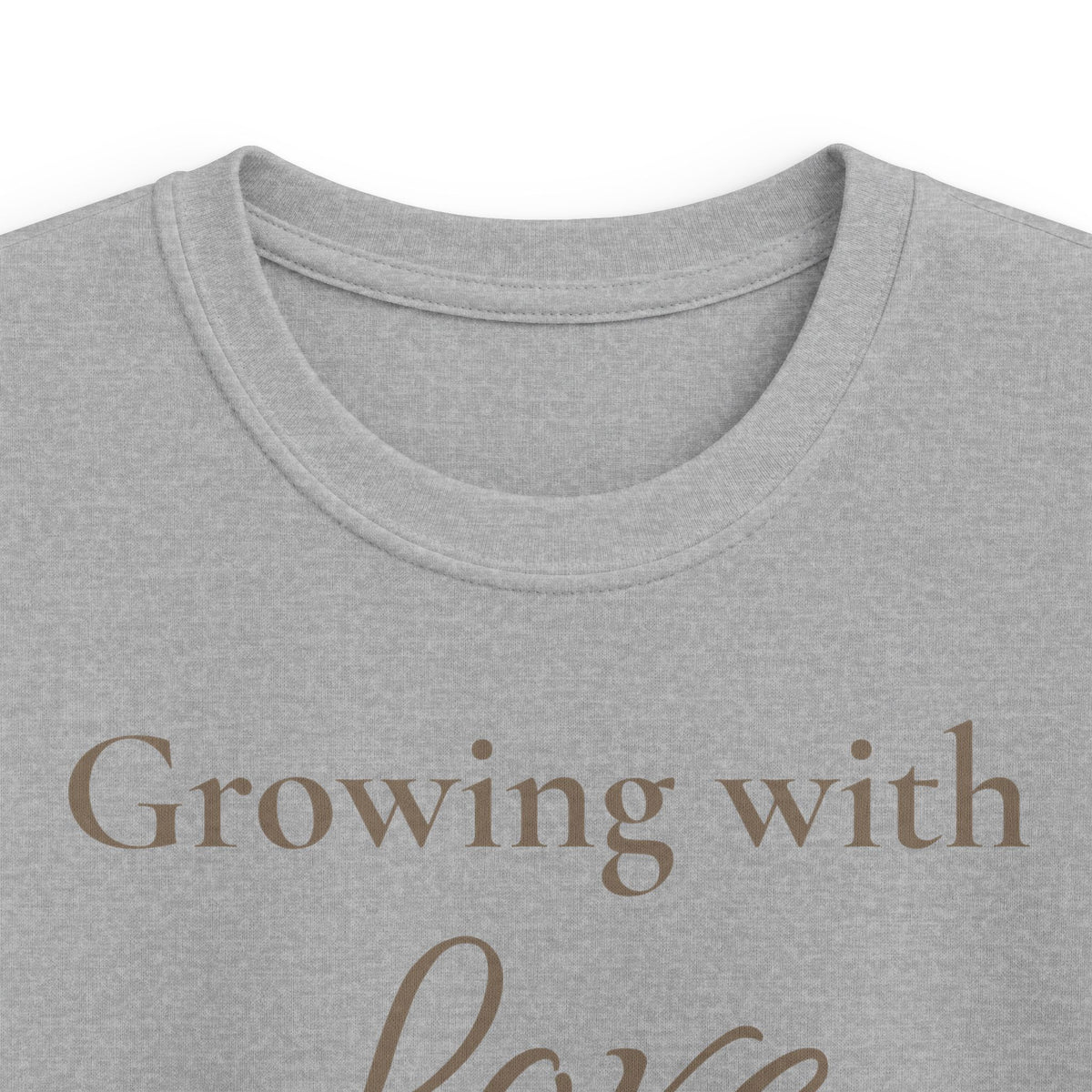 Growing with Love Kids T-Shirt | Minimalistisches Kinder-Shirt