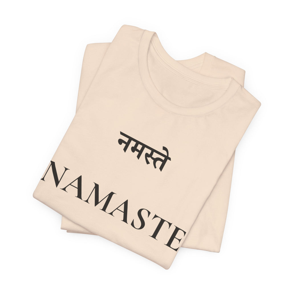 Namaste T-Shirt – Minimalistisches Sanskrit Design
