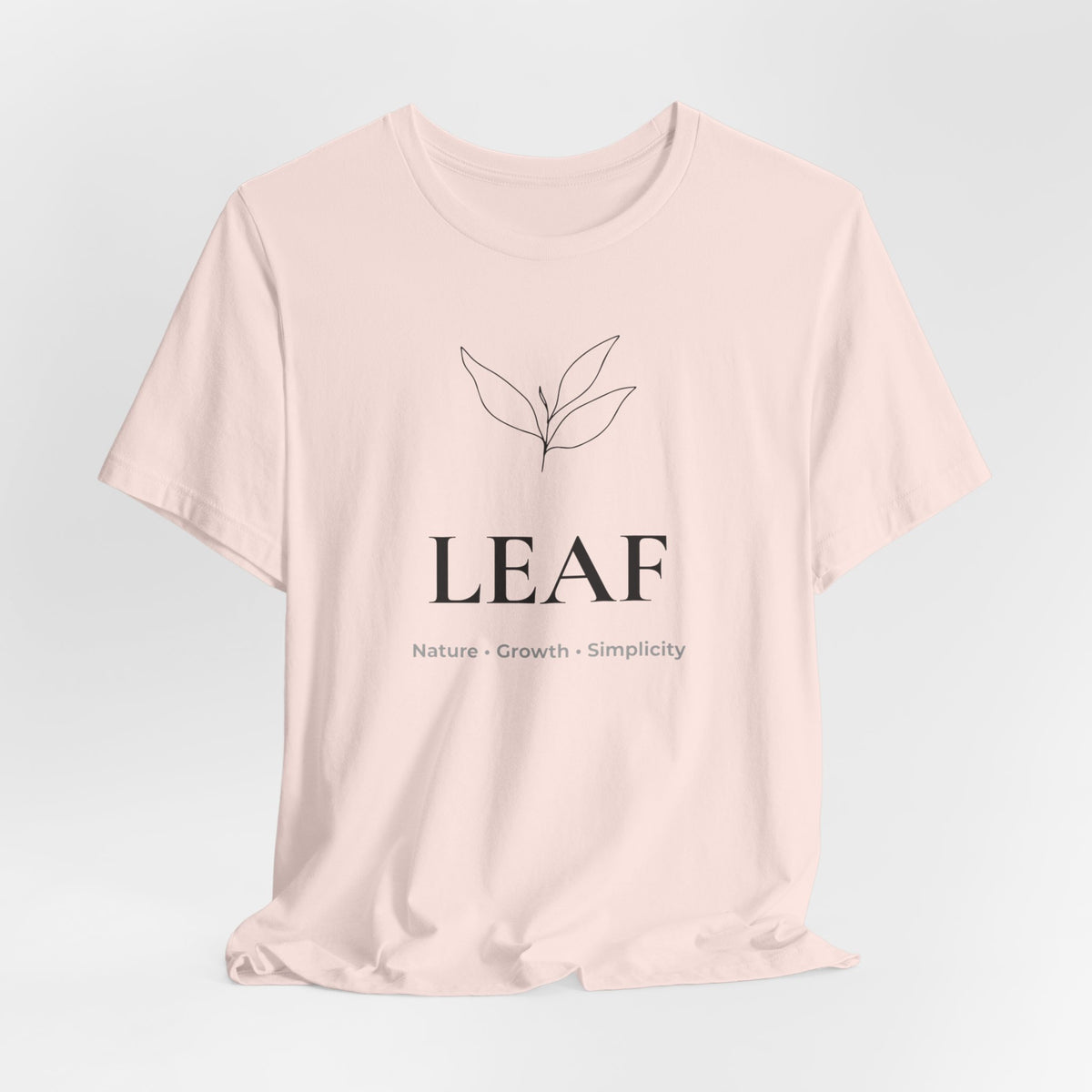 Leaf T-Shirt | Minimalist Line Art | Nature Inspired Shirt