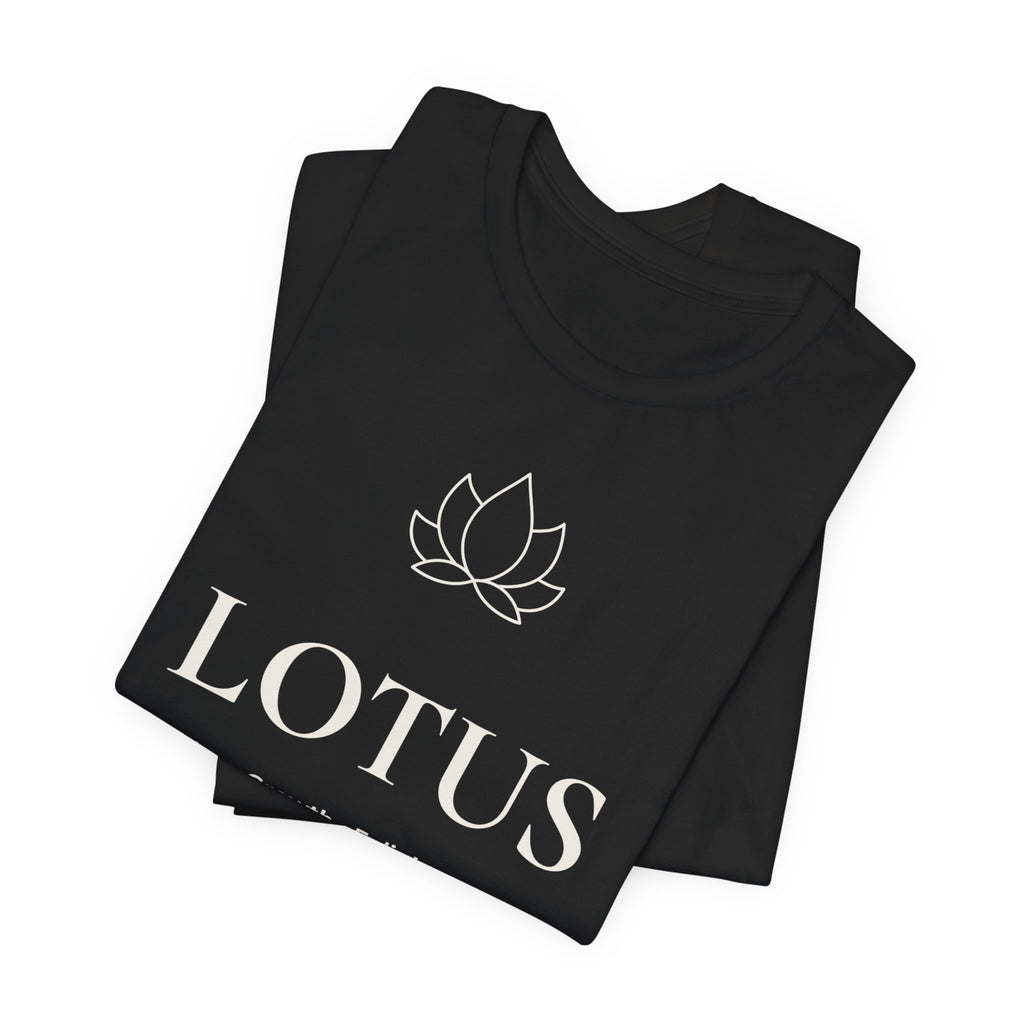 Lotus T-Shirt | Minimalist Line Art | Yoga & Meditation Shirt