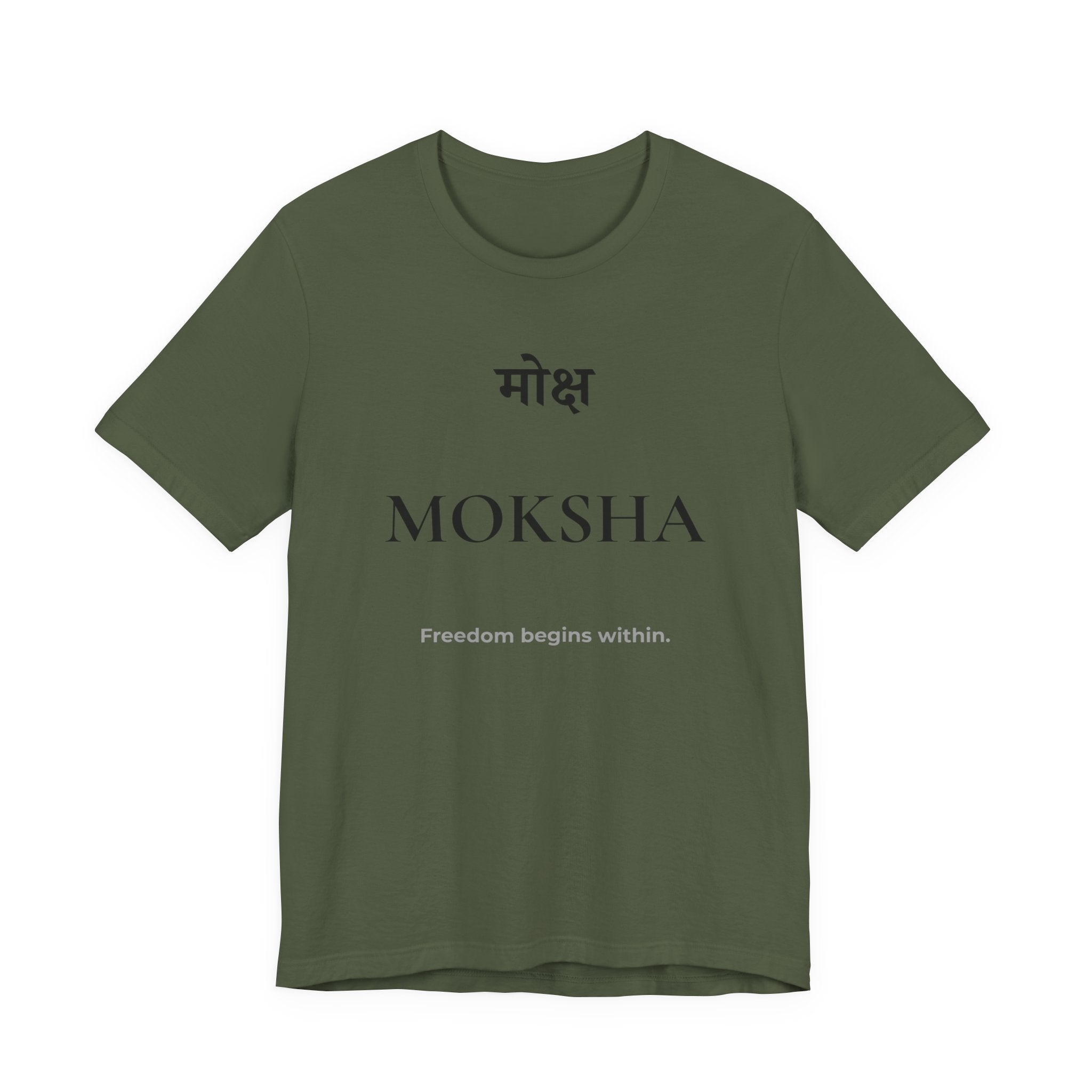Moksha T-Shirt – Minimalistisches Sanskrit Design