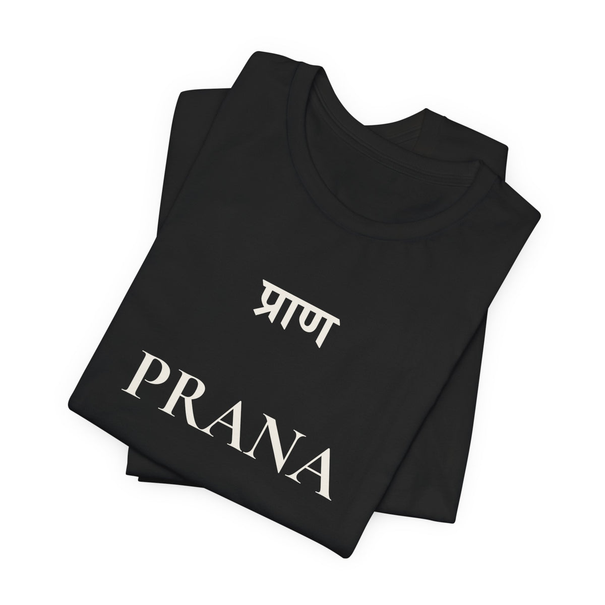 Prana T-Shirt – Minimalistisches Sanskrit Design